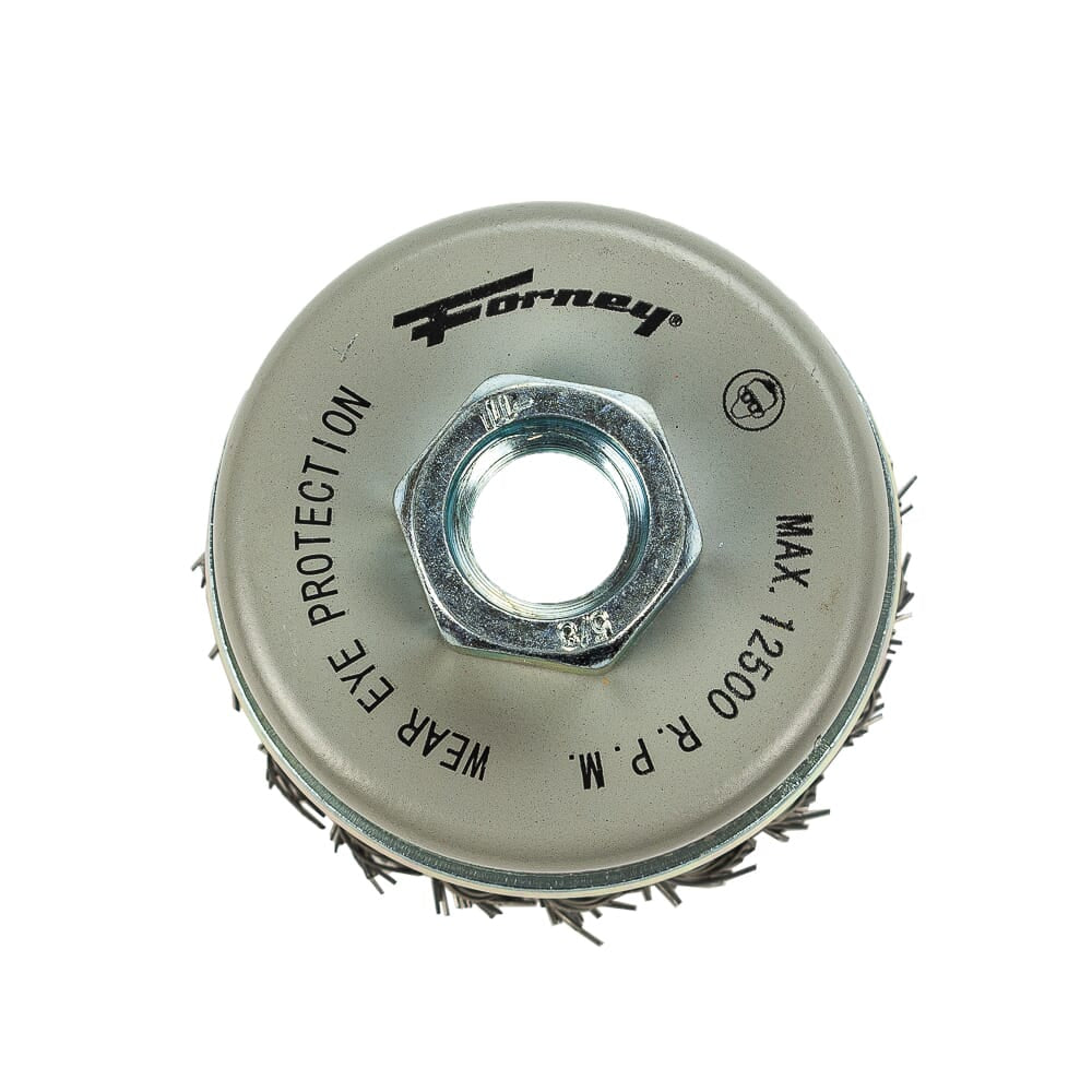 Command PRO Cup Brush, Knotted, 2-3/4 in x .020 in x 5/8 in-11