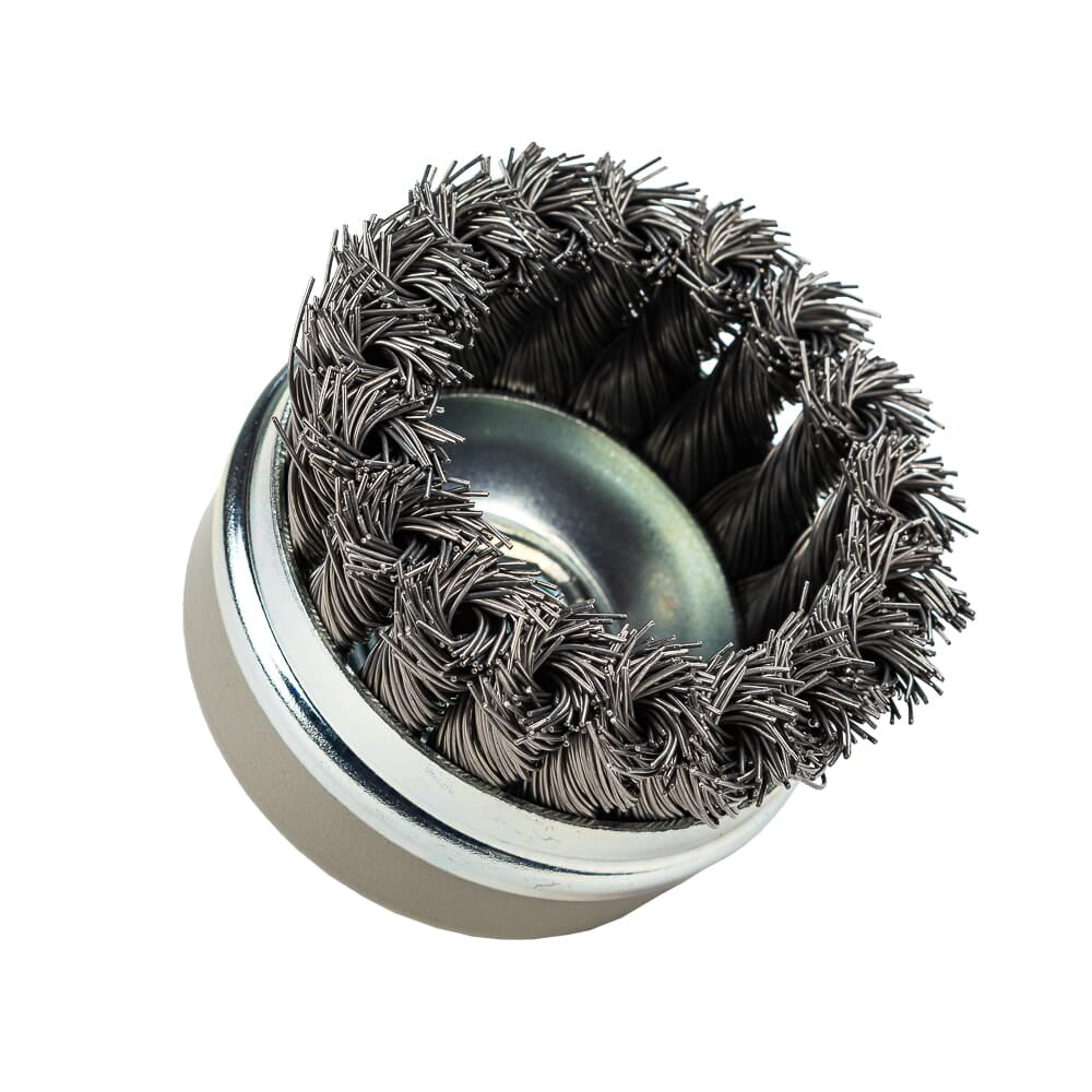 Command PRO Cup Brush, Knotted, 2-3/4 in x .020 in x 5/8 in-11