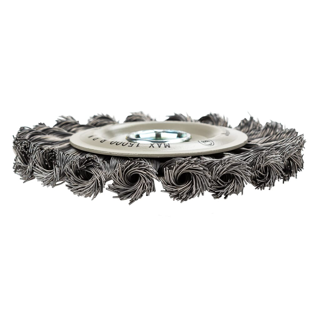 Command PRO Wire Wheel, Knotted, 4-1/2 in x .020 in x 5/8 in-11