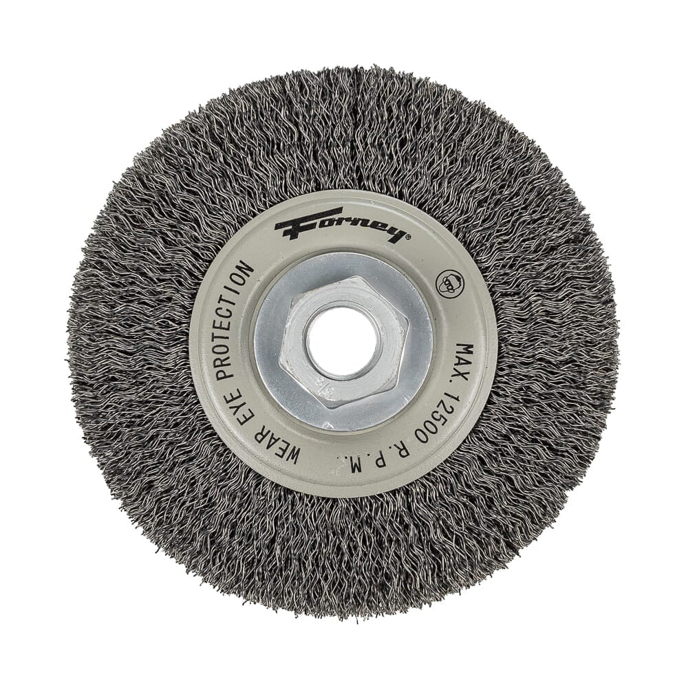 Command PRO Wire Wheel, Crimped, 4-1/2 in x .014 in x 5/8 in-11