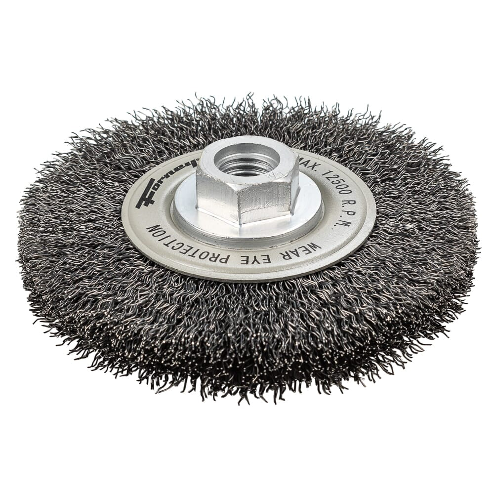 Command PRO Wire Wheel, Crimped, 4-1/2 in x .014 in x 5/8 in-11