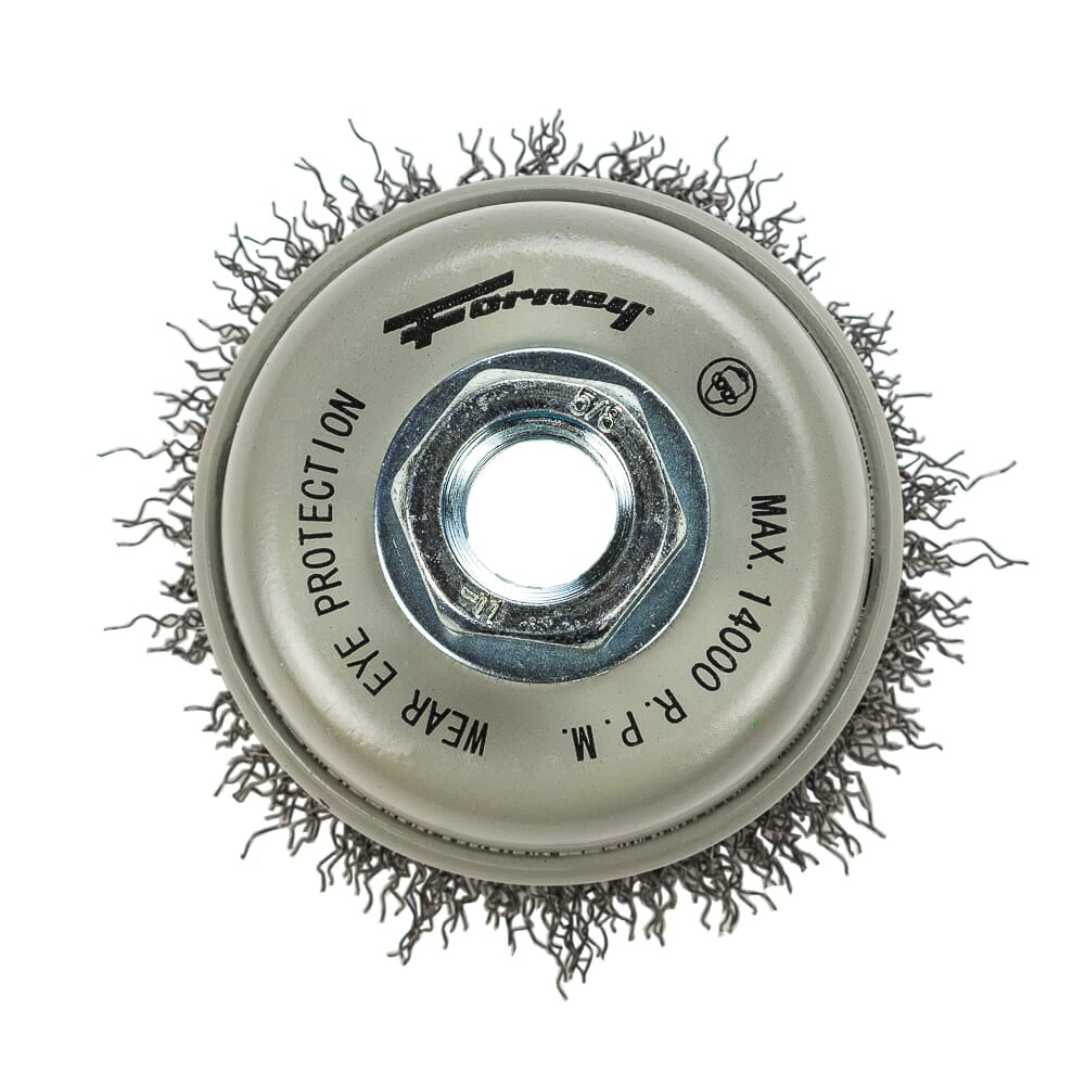 Command PRO Cup Brush, Crimped, 3 in x .014 in x 5/8 in-11