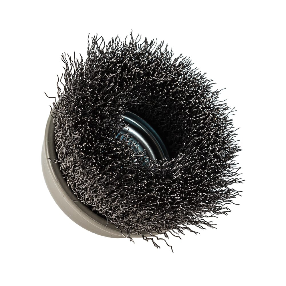 Command PRO Cup Brush, Crimped, 3 in x .014 in x 5/8 in-11
