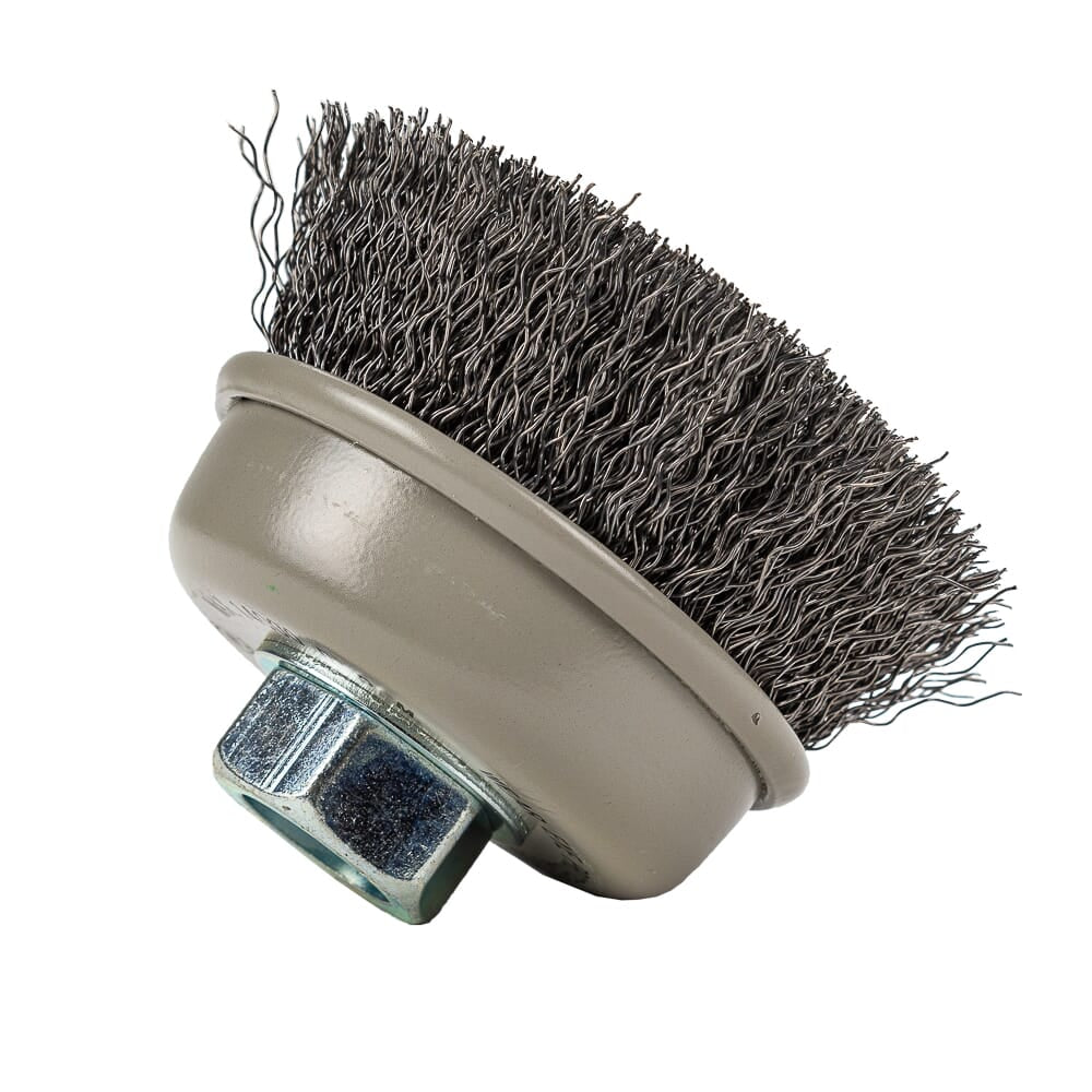 Command PRO Cup Brush, Crimped, 3 in x .014 in x 5/8 in-11