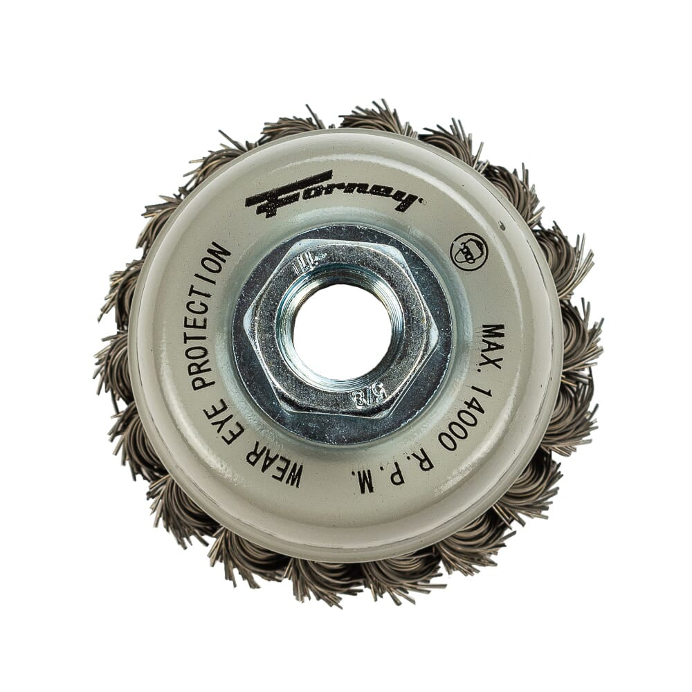 Command PRO Cup Brush, Knotted, 2-3/4 in x .020 in x 5/8 in-11