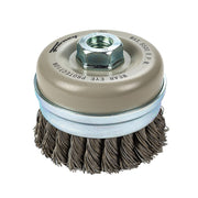 Command PRO Cup Brush, Knotted with Bridle, 4 in x .020 in x 5/8 in-11