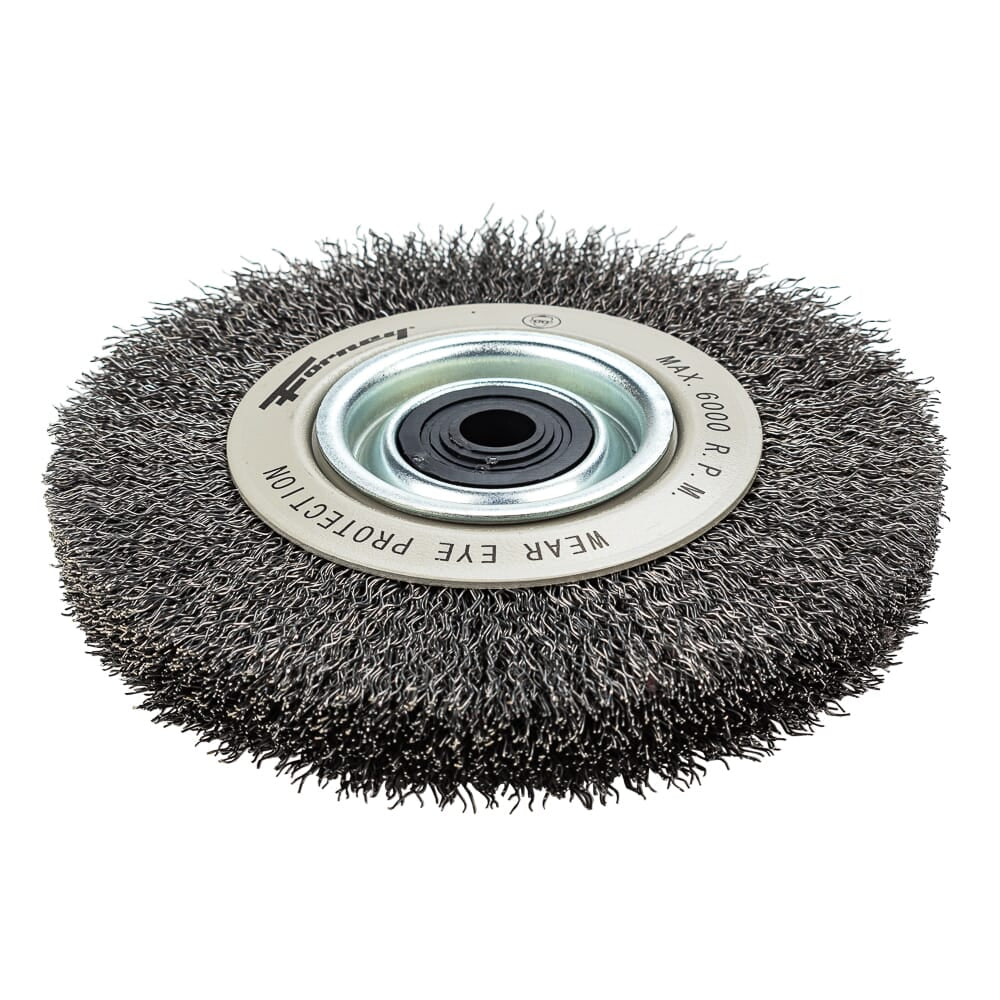 Command PRO Wire Wheel, Crimped, 6 in x .014 in x 1/2 in - 5/8 in