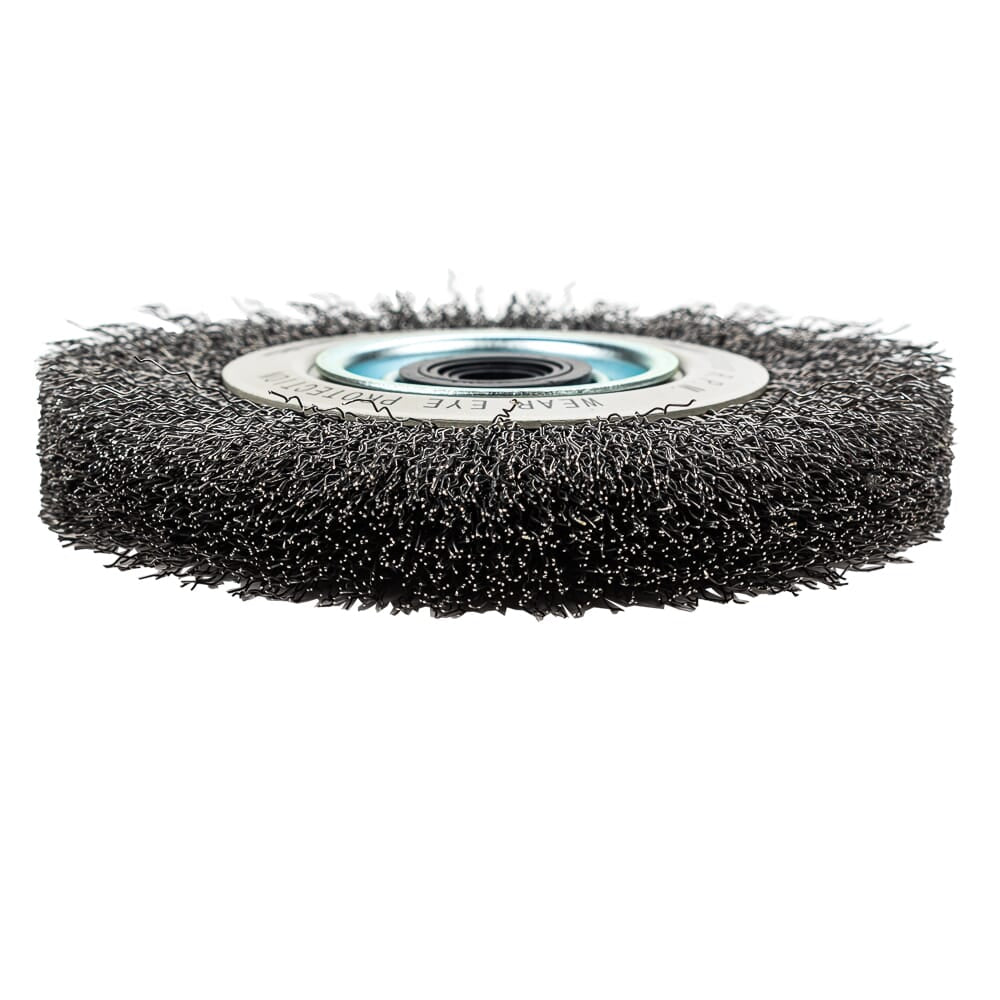 Command PRO Wire Wheel, Crimped, 6 in x .014 in x 1/2 in - 5/8 in
