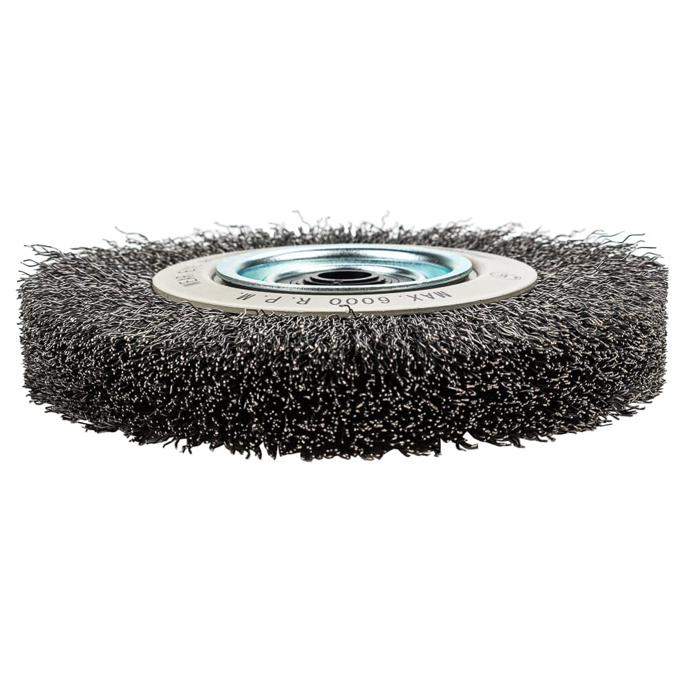 Command PRO Wire Wheel, Crimped, 6 in x .014 in x 1/2 in - 5/8 in