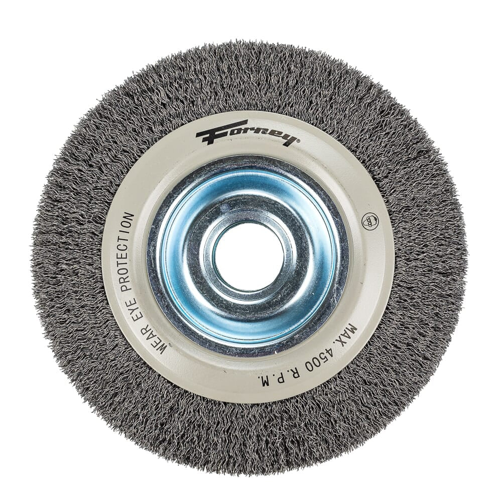 Command PRO Wire Wheel, Crimped, 8 in x .014 in x 1/2 in - 5/8 in