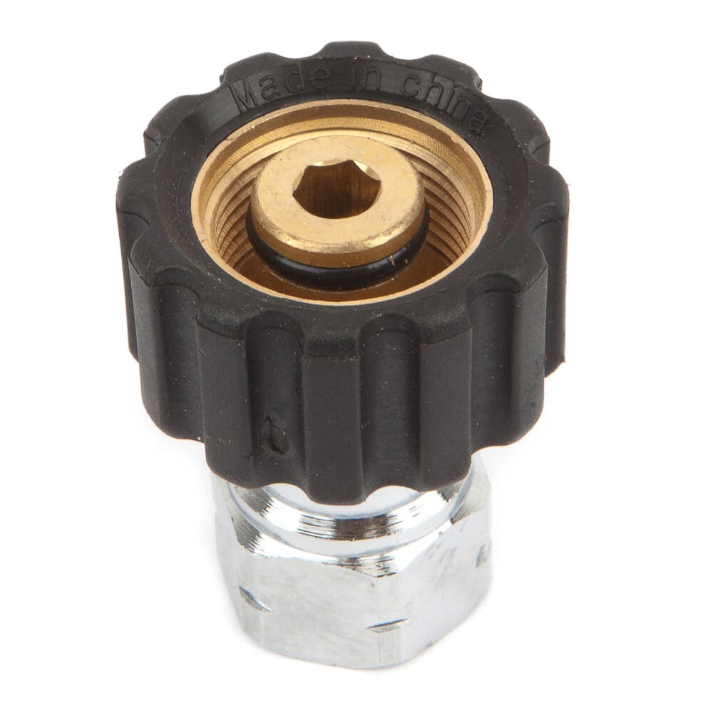 Screw Coupling, M22F x 1/4 in FNPT
