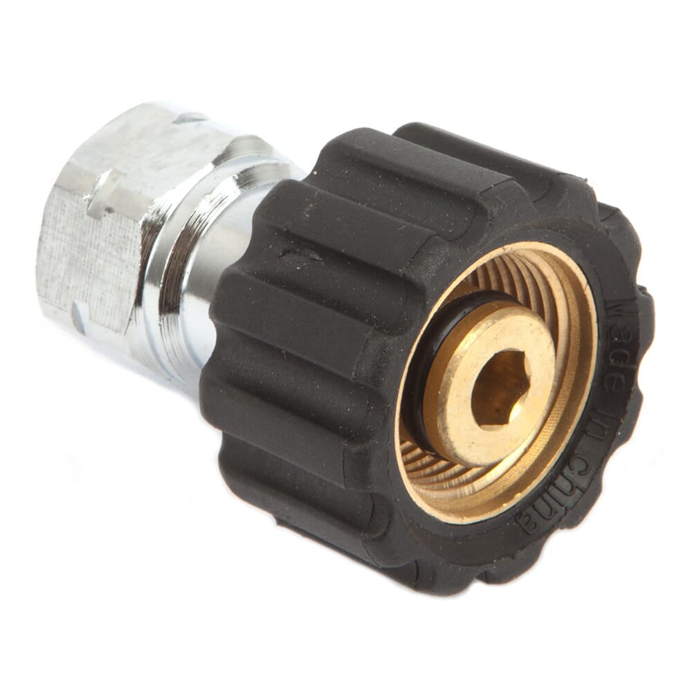 Screw Coupling, M22F x 1/4 in FNPT