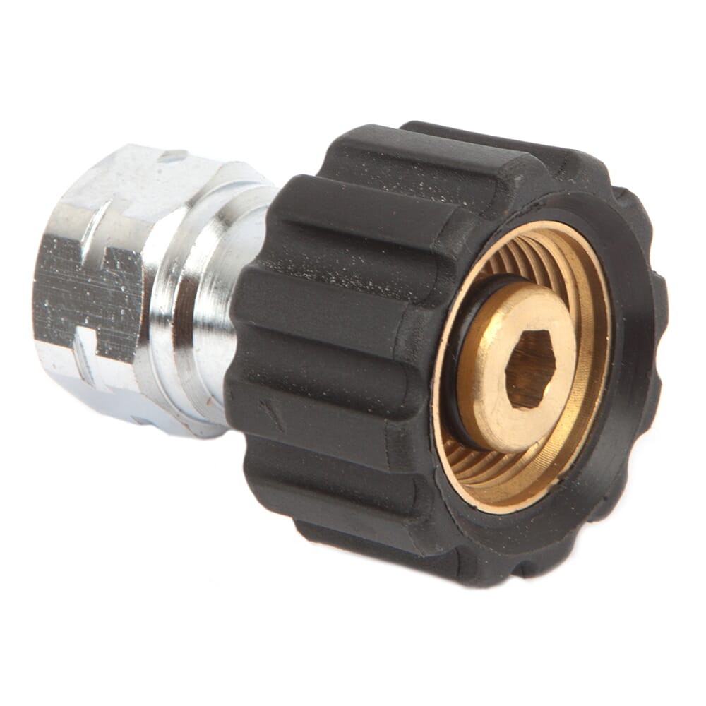 Screw Coupling, M22F x 3/8 in FNPT