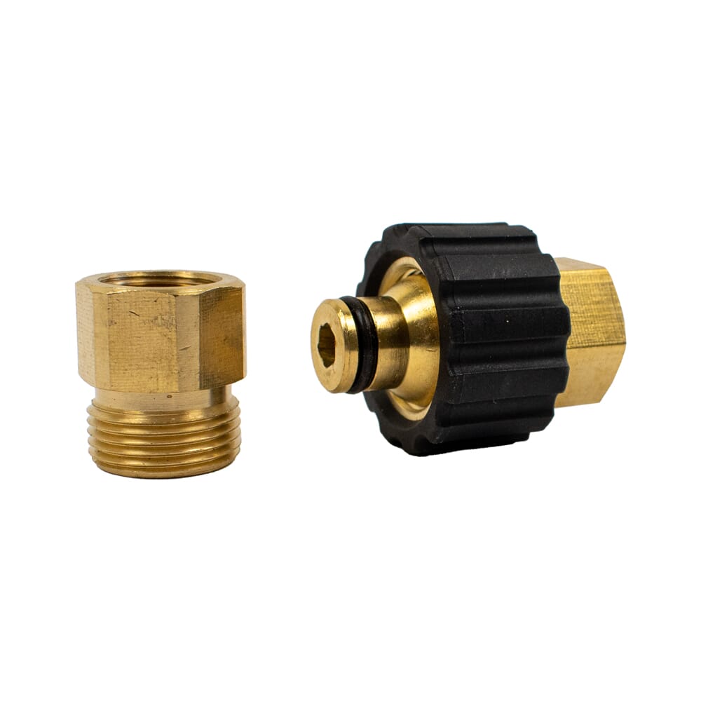 Pressure Washer Connector, M22 x 3/8 in FNPT