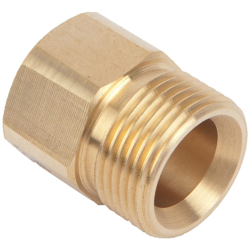 Screw Nipple, M22M x 3/8 in FNPT