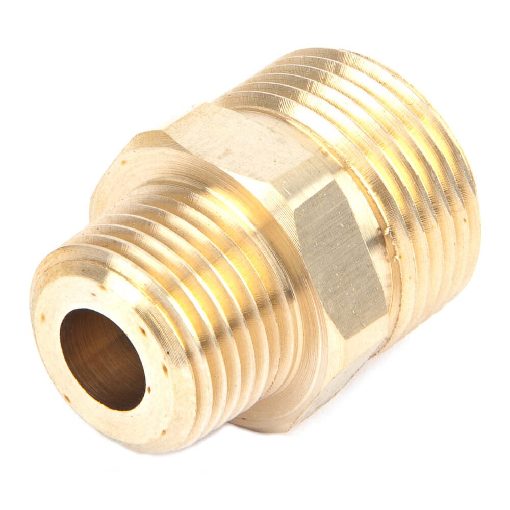 Screw Nipple, M22M x 3/8 in MNPT