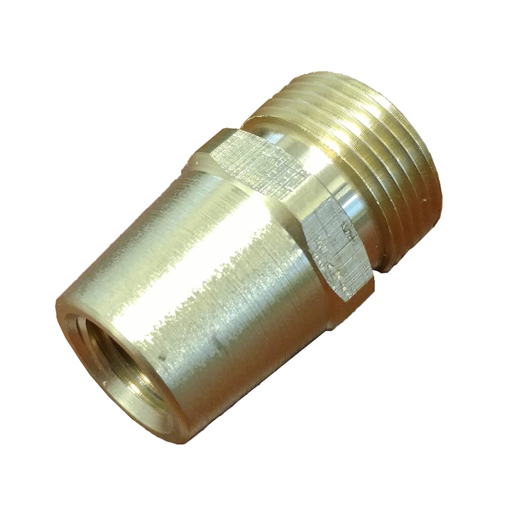 Screw Nipple, M22M x 1/4 in FNPT (Italian)