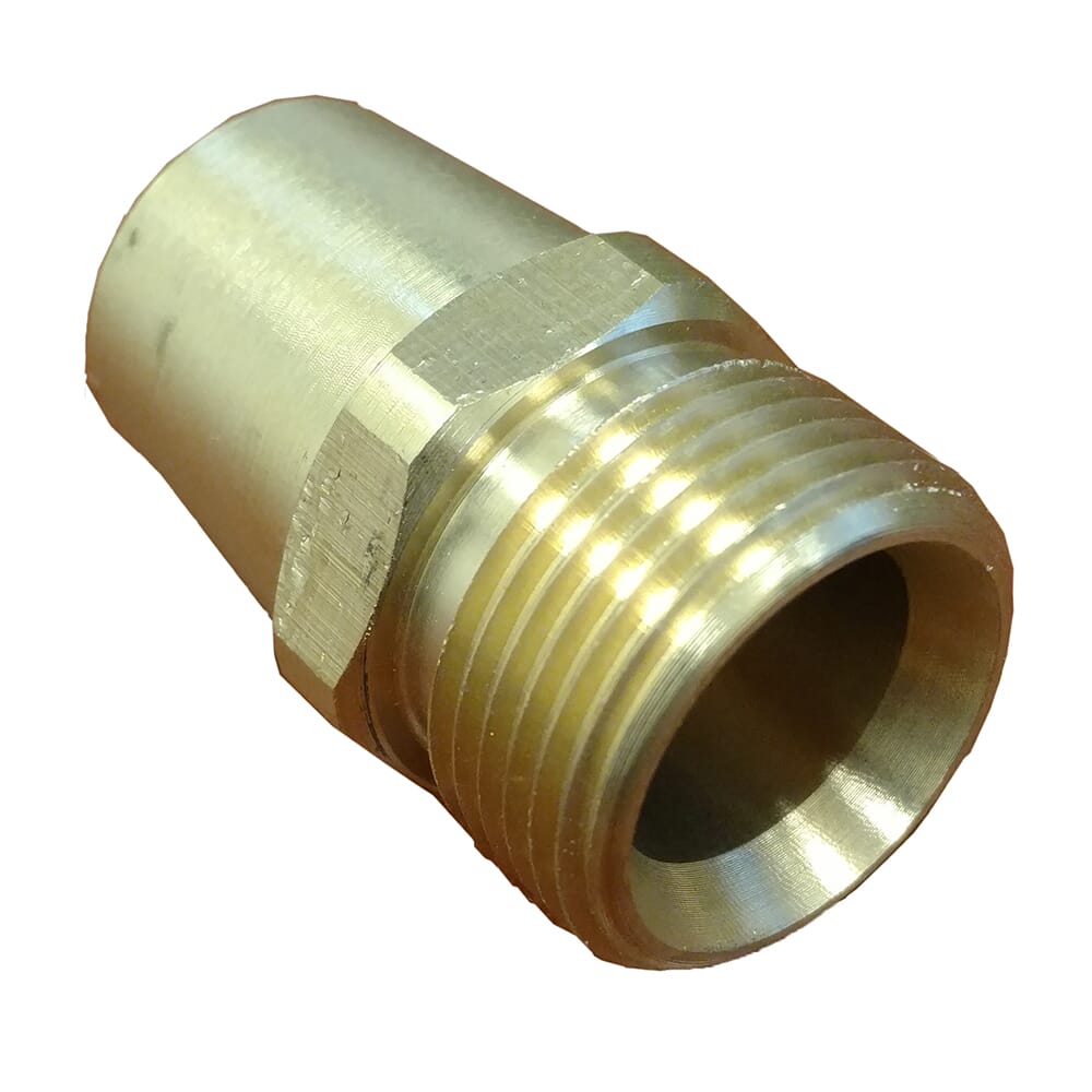 Screw Nipple, M22M x 1/4 in FNPT (Italian)