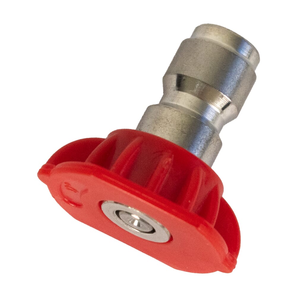 High Pressure Nozzle, Red, 0 Degree, 3.5 Orifice