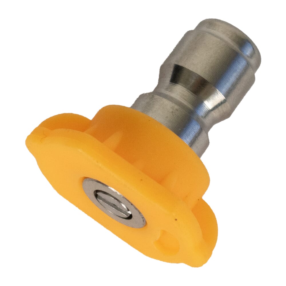 High Pressure Nozzle, Yellow, 15 Degree, 3.5 Orifice