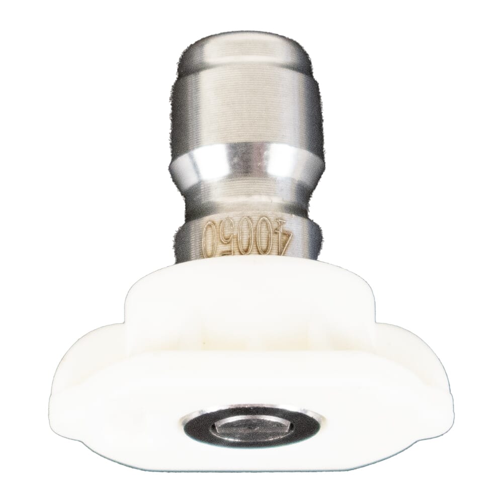 High Pressure Nozzle, White, 40 Degree, 3.5 Orifice