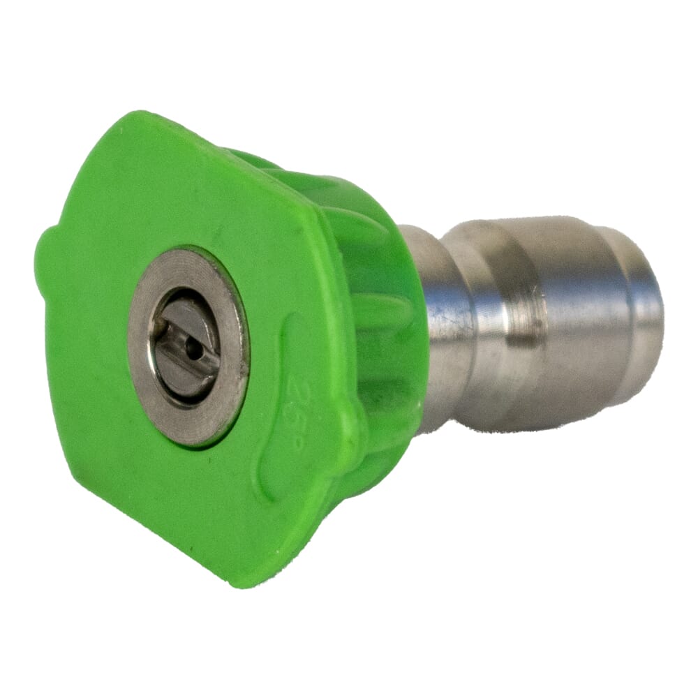 Flushing Nozzle, Green, 25 Degree x 5.0 mm