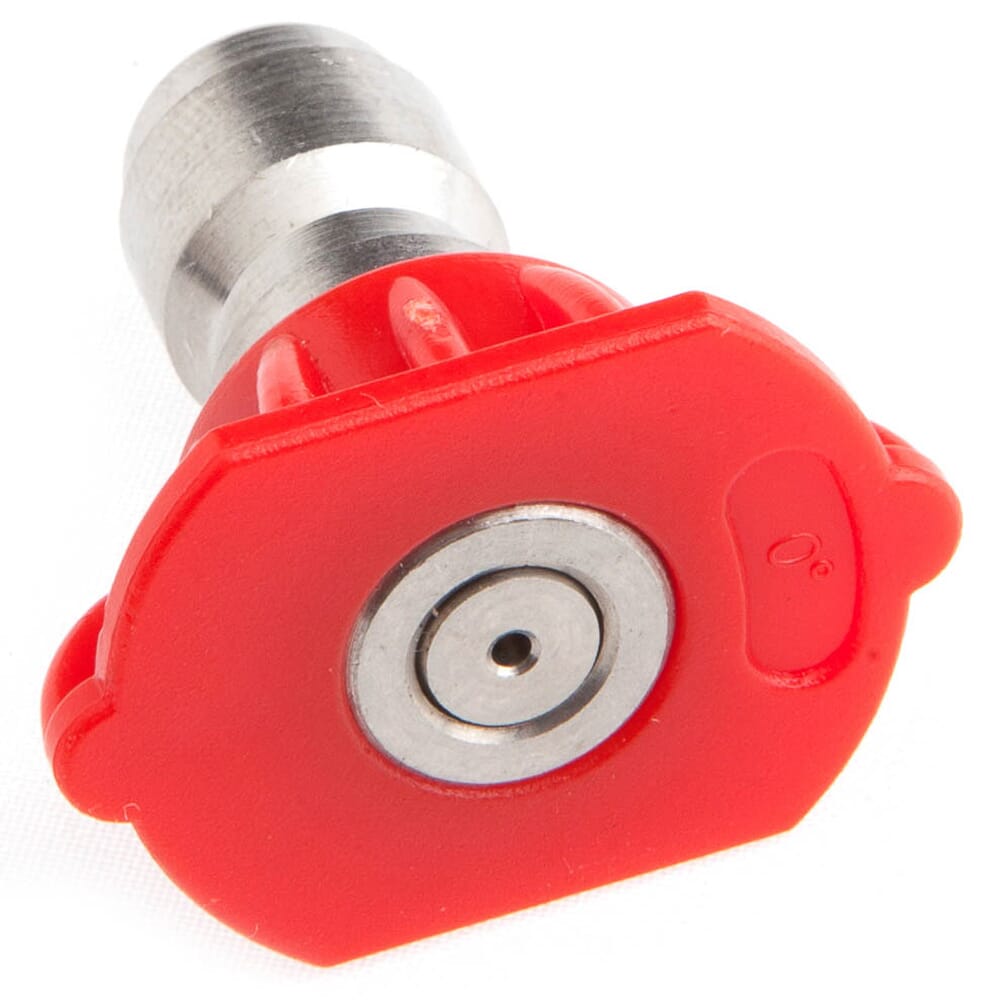 Blasting Nozzle, Red, 0 Degree x 4.5 mm