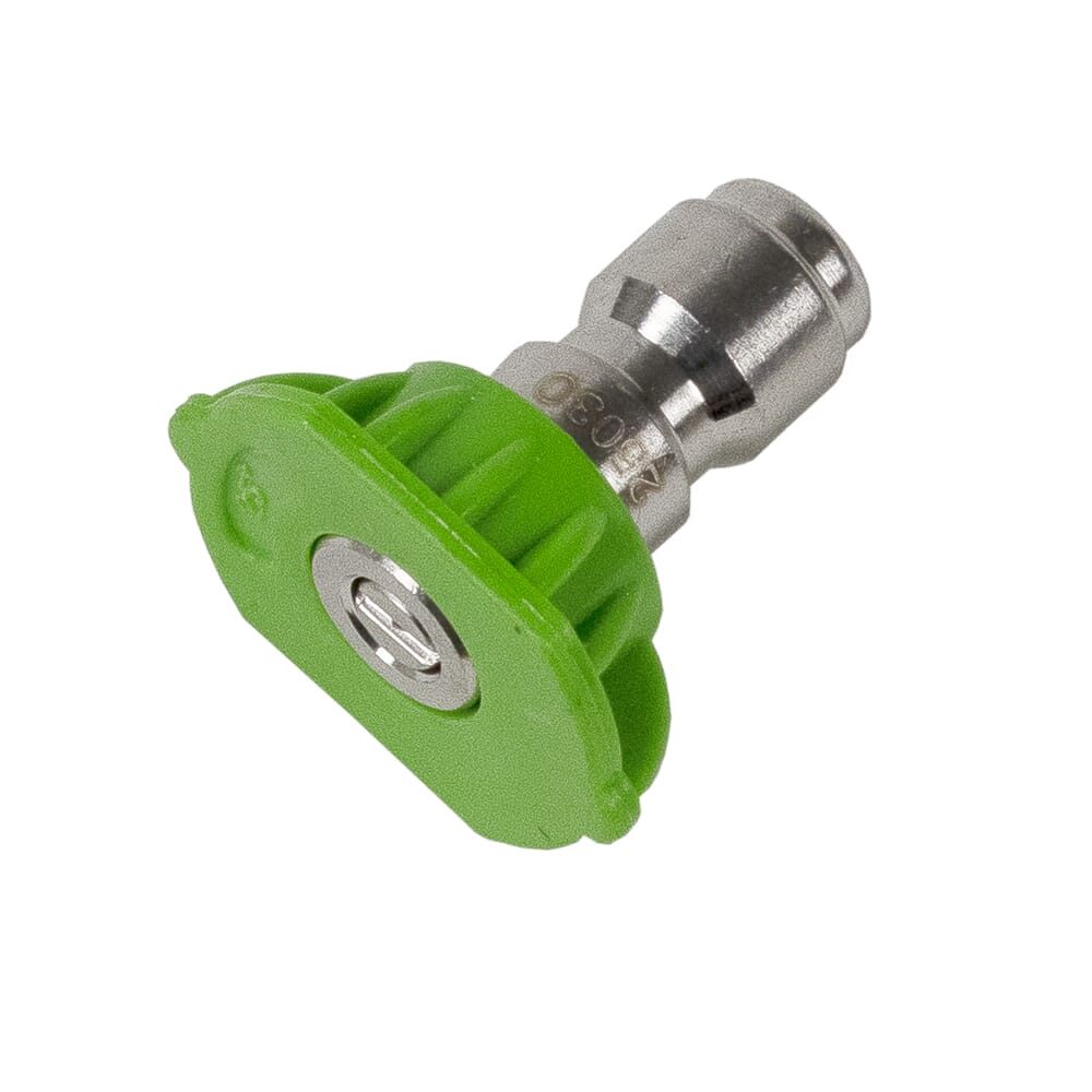 High Pressure Nozzle, Green, 25 Degree, 3.0 Orifice