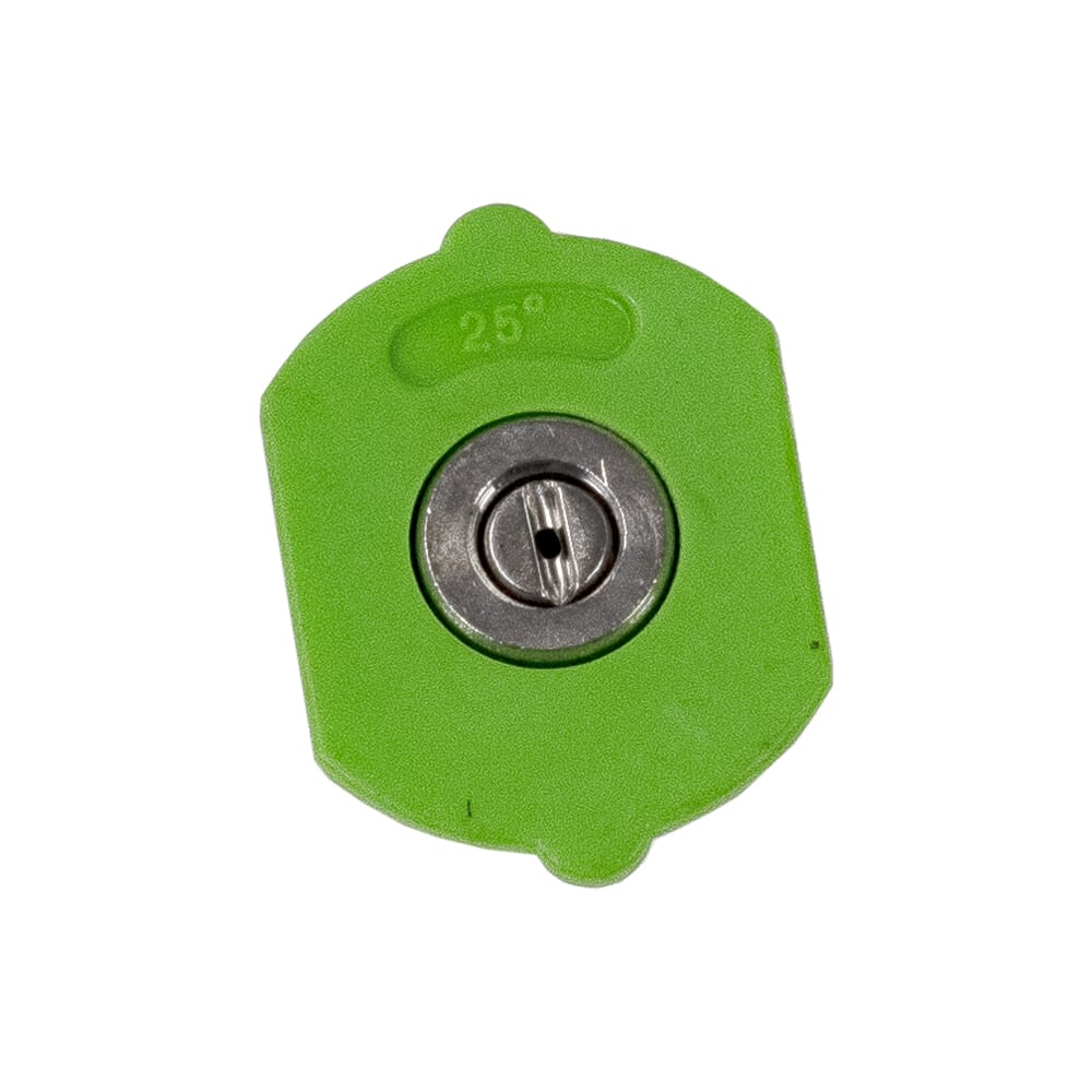 High Pressure Nozzle, Green, 25 Degree, 3.0 Orifice