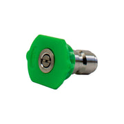 Quick Connect Flushing Nozzle, 25 Degrees x 4.0 mm, Green