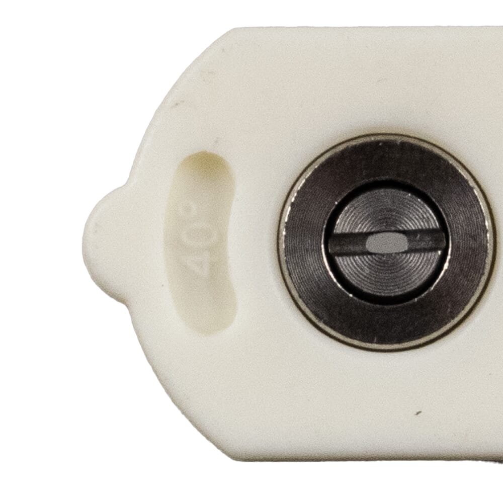 Quick Connect Washing Nozzle, 40 Degree, 4.0 Orifice, White