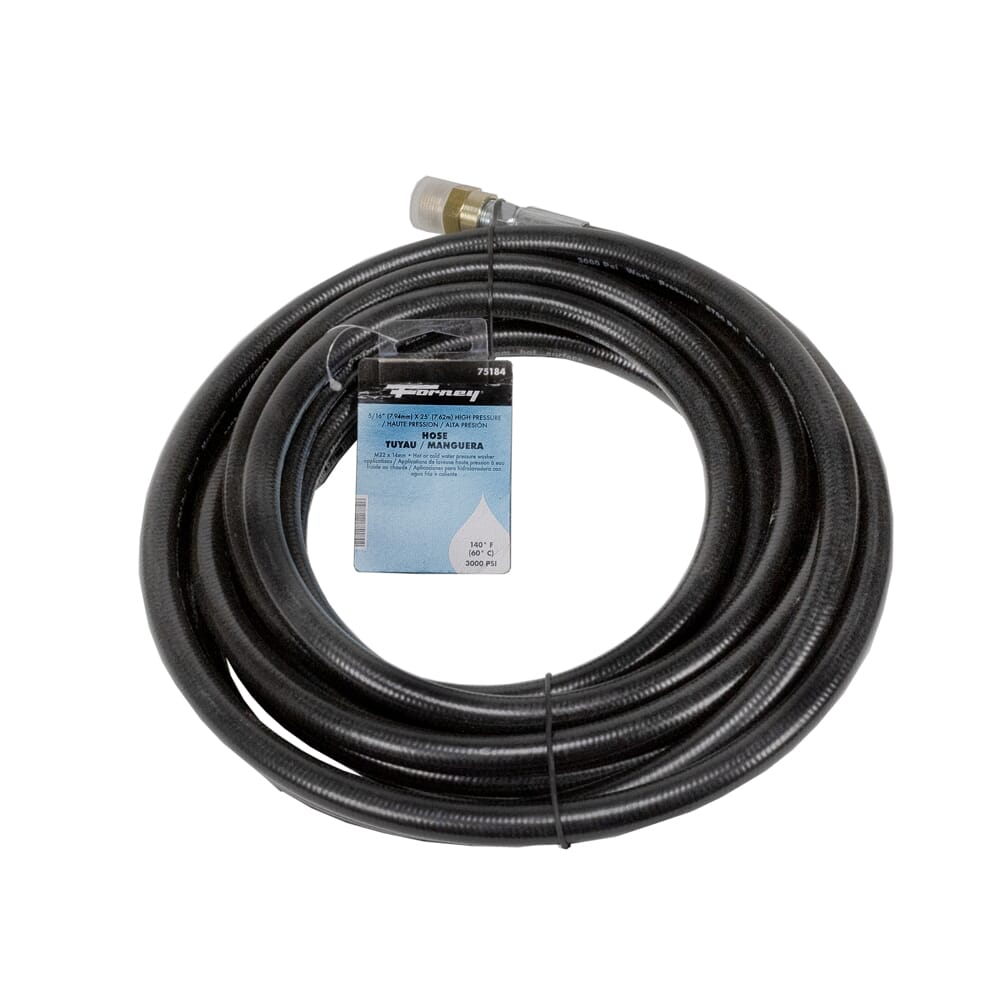 High Pressure Hose, 5/16 in x 25ft
