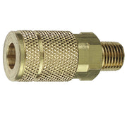 Tru-Flate Style Coupler, 1/4 in x 1/4 in MNPT