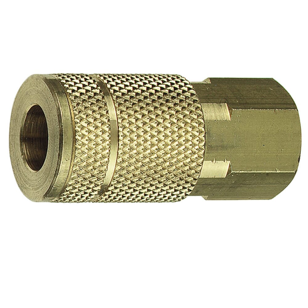 Tru-Flate Style Coupler, 1/4 in x 1/4 in FNPT