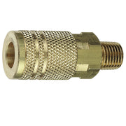 Ind/Milton Style Coupler, 1/4 in x 1/4 in MNPT