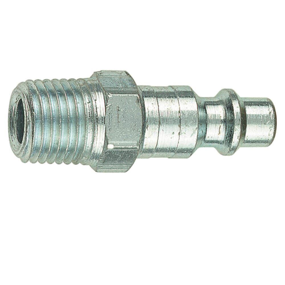 Ind/Milton Style Plug, 1/4 in x 3/8 in MNPT