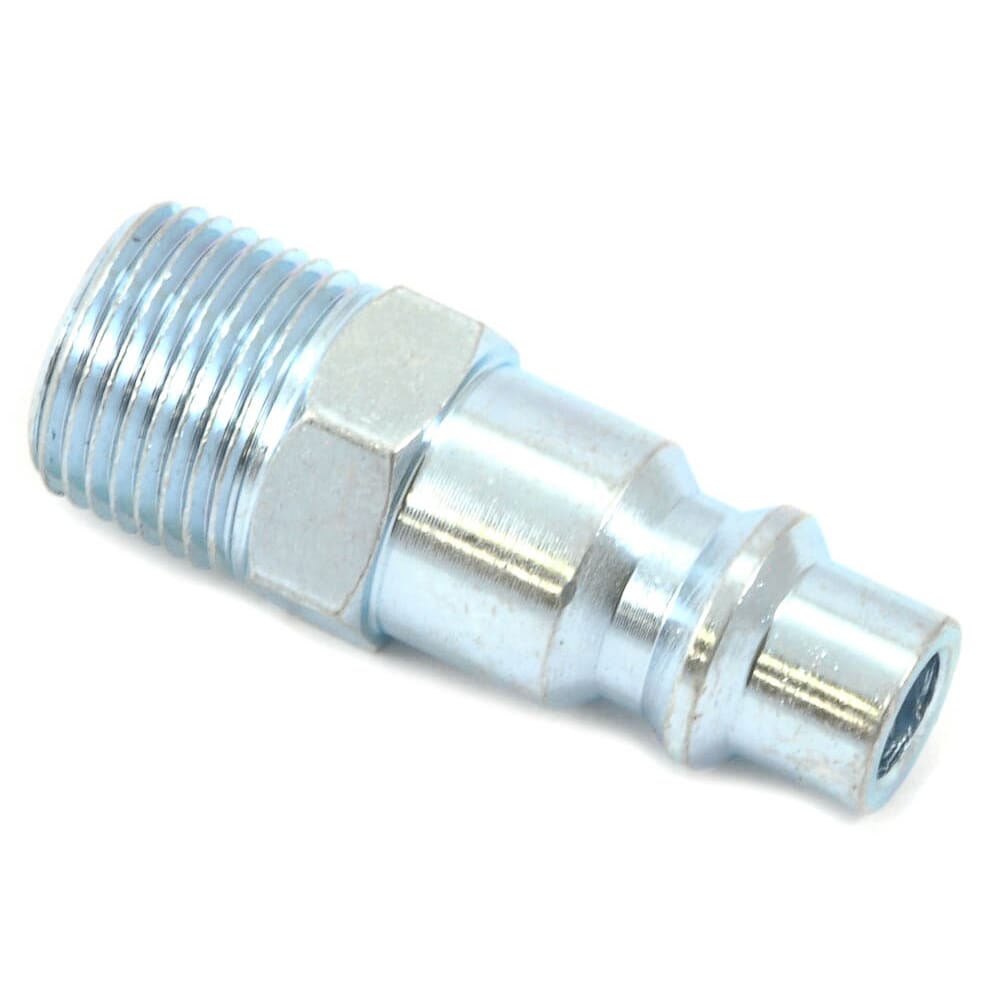 Industrial/Milton Style Plug, 3/8 in x 3/8 in MNPT