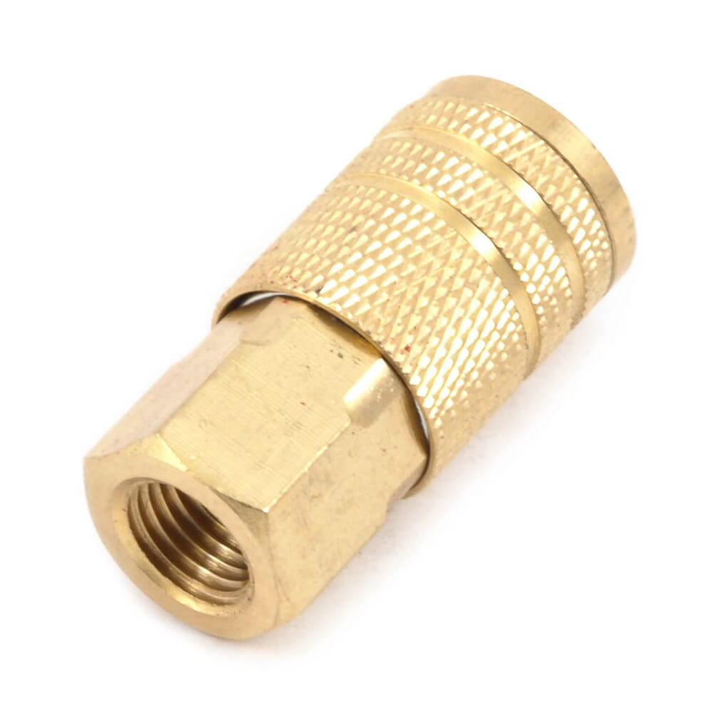 Industrial/Milton Style Coupler, 1/4 in x 1/4 in FNPT
