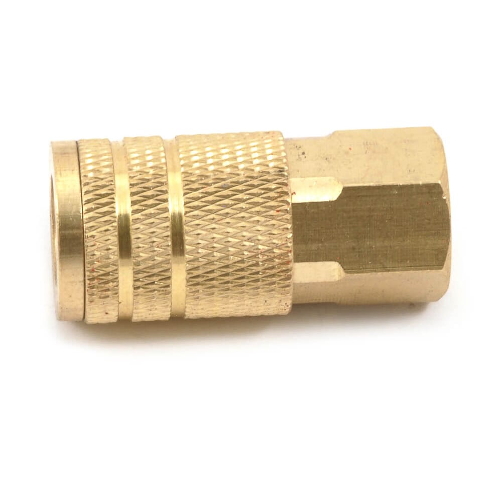 Industrial/Milton Style Coupler, 1/4 in x 1/4 in FNPT