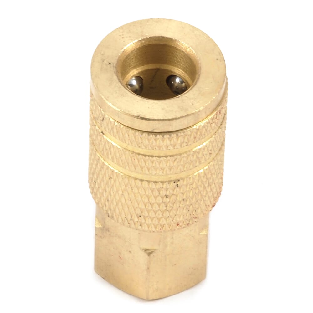 Industrial/Milton Style Coupler, 1/4 in x 1/4 in FNPT