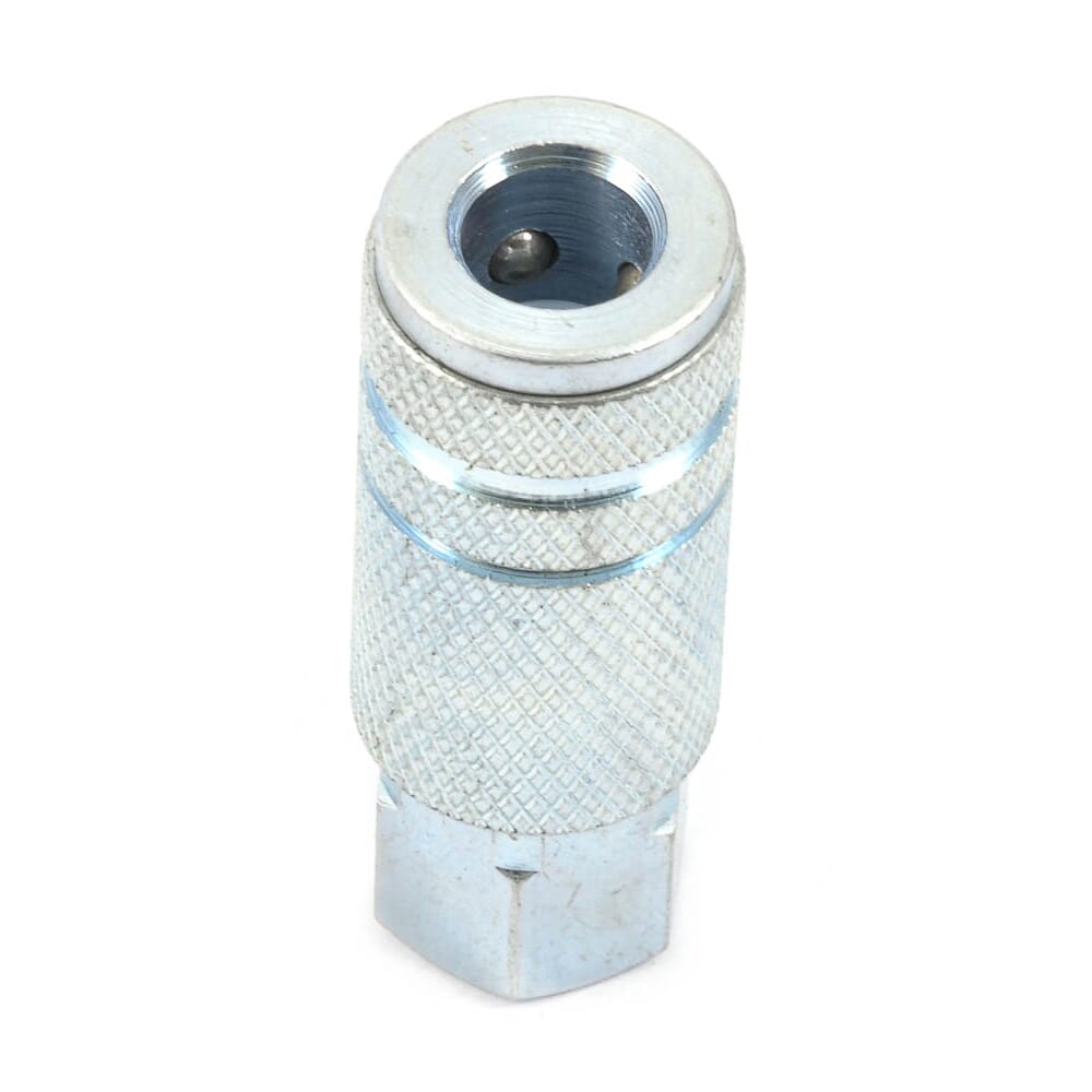 Lincoln Style Coupler, 1/4 in x 1/4 in FNPT