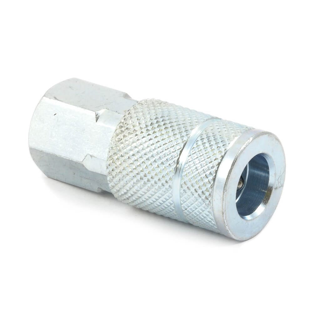 Tru-Flate Style Coupler, 3/8 in x 3/8 in FNPT