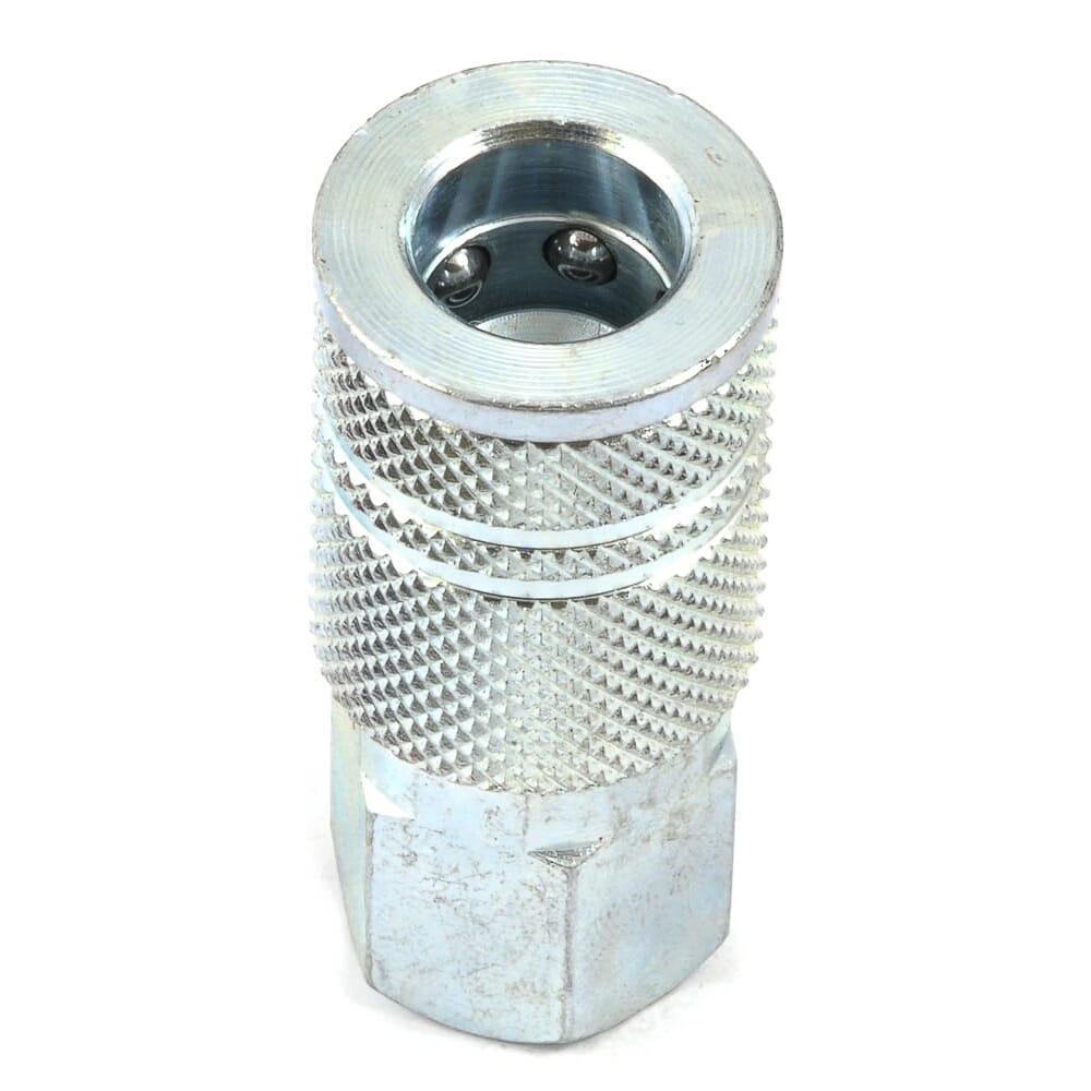 Industrial/Milton Style Coupler, 3/8 in x 3/8 in FNPT