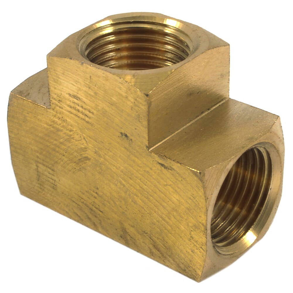 Brass Tee, 3/8 in NPT