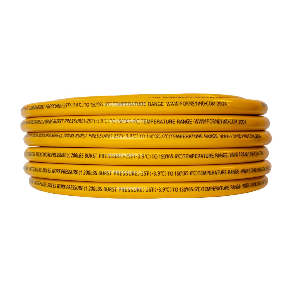 PVC Air Hose, Yellow, 3/8 in x 50ft