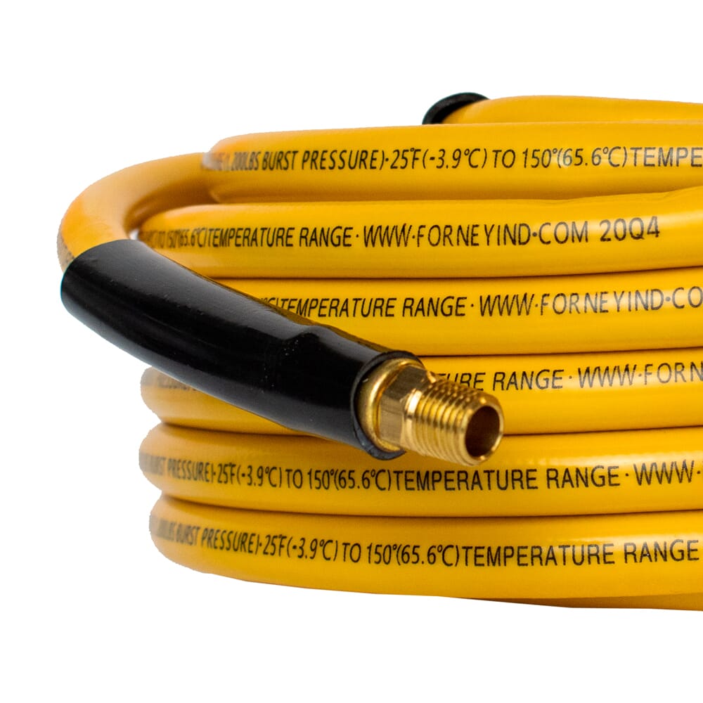 PVC Air Hose, Yellow, 3/8 in x 50ft
