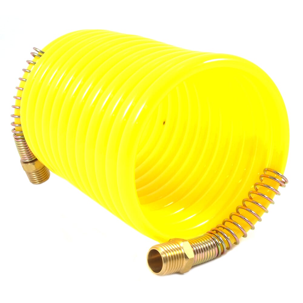 Recoil Air Hose, Yellow, 1/4 in x 12ft