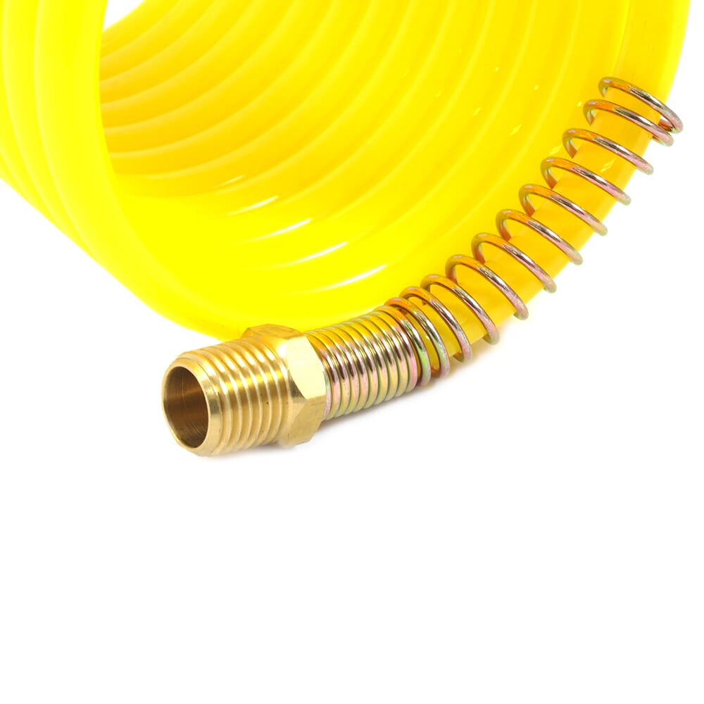 Recoil Air Hose, Yellow, 1/4 in x 12ft