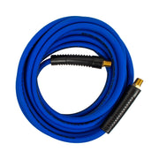 1/4 in x 25ft Hybrid (Blue) Air Hose with 1/4 in MNPT Fittings