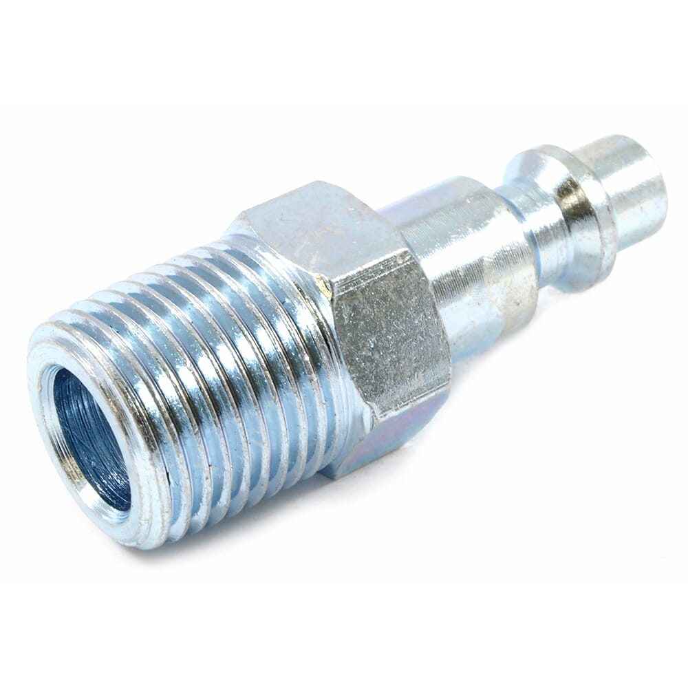 Ind/Milton Style Plug, 1/4 in x 3/8 in MNPT